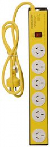 Jackson 6 outlet Surge Protected Metal Power Board (L54222)