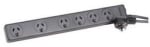 Jackson 6 Way Surge Protected Power Board With 2x Spaced-sockets (PT6969SBE)