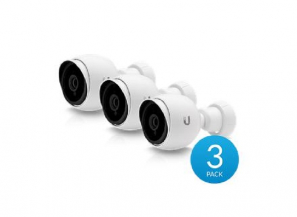 Ubiquiti Unifi Video Camera G3-bullet Infrared Ir 1080p Hd Video 3 Pack (UVC-G3-BULLET-3)
