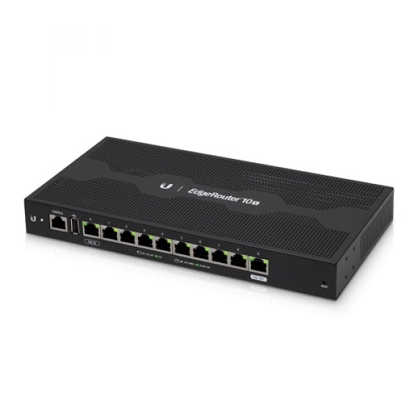 Ubiquiti Edgerouter 10x - 10-port Gigabit Router With Poe Flexibility (ER-10X)