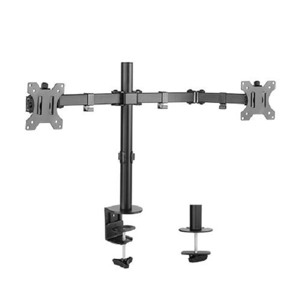 Brateck Dual Screens Economical Double Joint Articulating Steel Monitor A (LDT12-C024N)