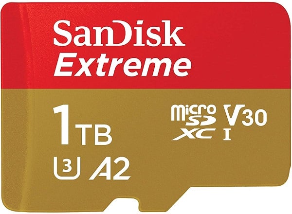 Sandisk 1tb Extreme Microsdxc Uhs-i Memory Card Without Adapter - C10 U3  (FFCSAN1TQXA1GN6MN)