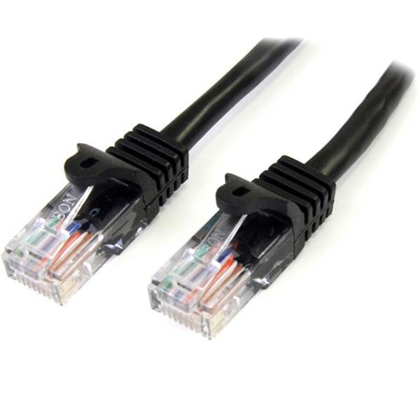 STARTECH 1 M Black Cat5e Snagless Rj45 Utp Patch 45PAT1MBK