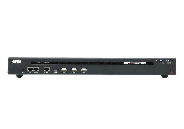 Aten 8 Port Serial Console Server Over Ip With Dual Ac Power Directly  SN0108CO-AX-U