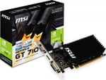 Msi Nvidia Geforce Gt 710 1gb Lp Low Profile Vga Card Gddr3 2560x1600 GT 710 1GD3H LP