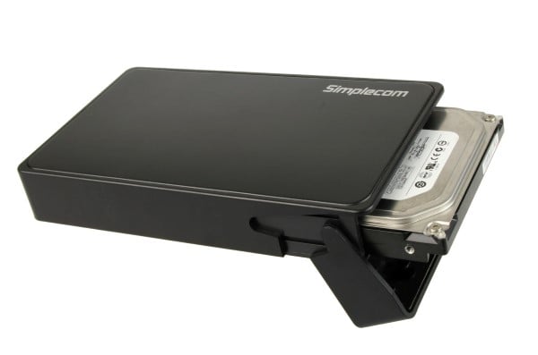 Simplecom Se325 Tool Free 3.5 Sata Hdd To Usb 3.0 Hard Drive Enclosure Bla SE325-BK
