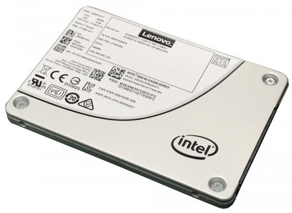 Lenovo HDD Bo S4500 960GB SATA 3.5in NHS SSD SAS Drives (4XB0N68518)
