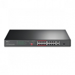 TP-Link 16-port 10/100 Mbps + 2-port Gigabit Rackmount Unmanaged Switch Wit TL-SL1218P