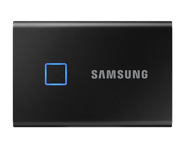 Samsung T7 Touch 2tb Portable Usb-c Ssd Up To 1050mbs Black 3yr MU-PC2T0K/WW
