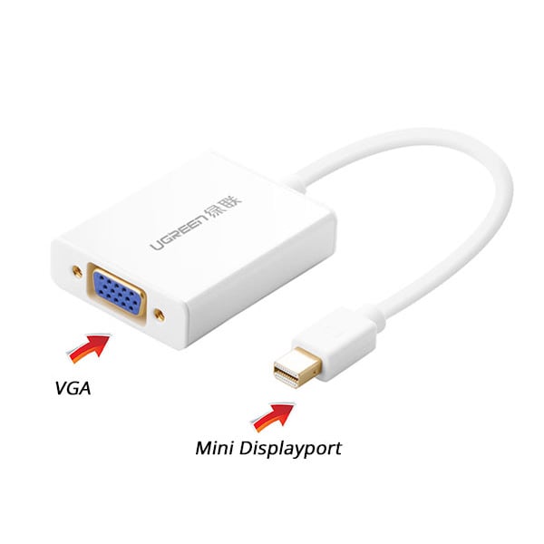 Ugreen Mini Display Port To Vga+audio Converter Cable (10437)