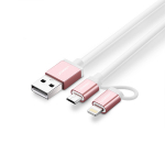 Ugreen Micro-usb To Usb Cable With Lightning Adapter 1m (30470)