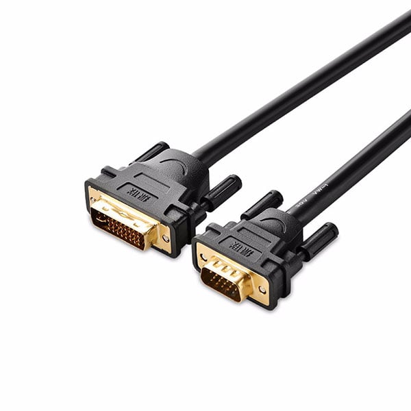 Ugreen Dvi (24+5) Male To Vga Male Cable - Black 1.5m (11617)