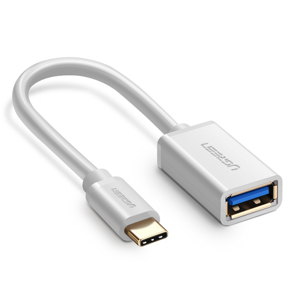 Ugreen Usb Type-c Male To Usb 3.0 Type A Female Otg Cable - White 15cm ( ACBUGN30702