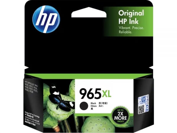 HP 965xl Black Original Ink Cartridge 2000 Pages 3JA84AA