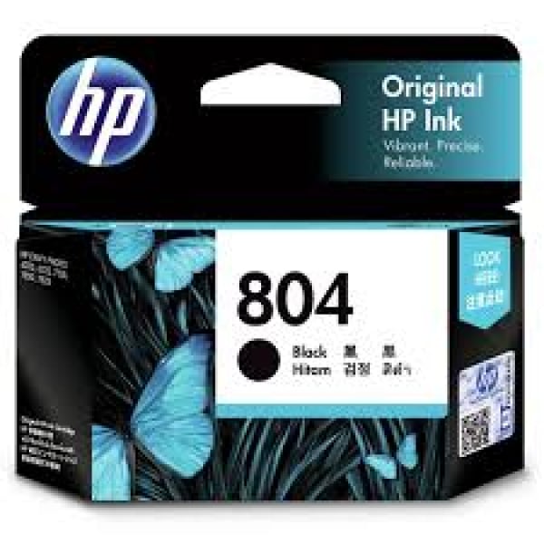 HP 804 Blk Ink Cart 200 Pages For Hp Envy 6220 6222 7120 7820 782 T6N10AA
