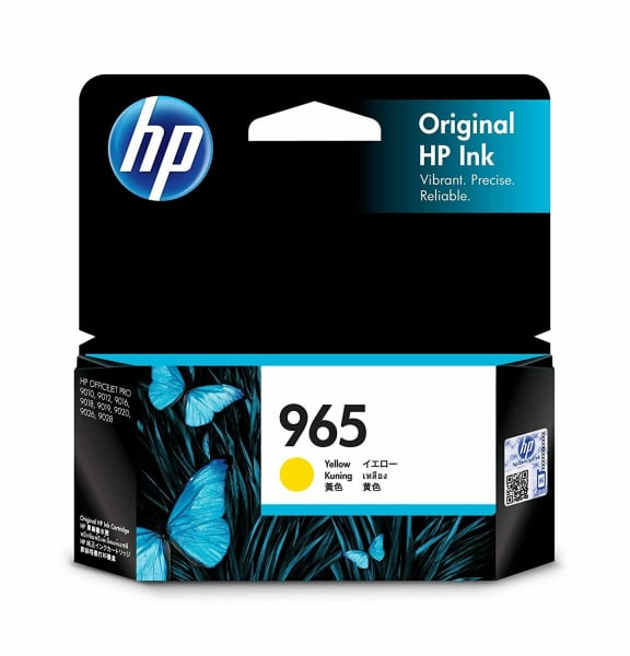 HP 965 Yellow Original Ink Cartridge 700 Pages 3JA79AA