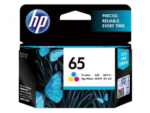 HP 65 Tri-color Original Ink Cartridge N9K01AA