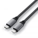 Satechi Usb-c To Lightning Short Cable 25cm (space Grey) ST-TCL10M
