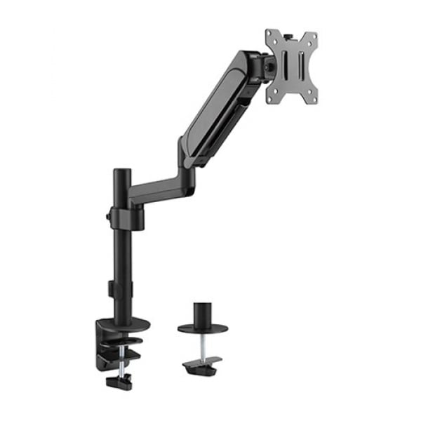 Brateck Gas Spring Pole-mounted Single Monitor Arm 17-32