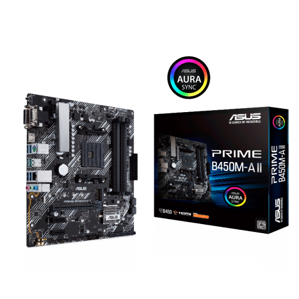 Asus Prime B450M-A II 3rd/2nd/1st Gen Ryzen micro ATX Motherboard