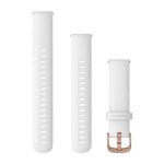 Garmin Quick Release 18 mm White with Rose Gold Hardware 010-12932-0F
