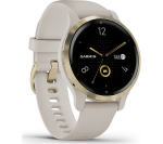 Garmin Venu 2s Light Gold Stainless Steel Bezel With Light Sand Case