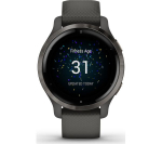 Garmin Venu 2s Slate Stainless Steel Bezel With Graphite Case