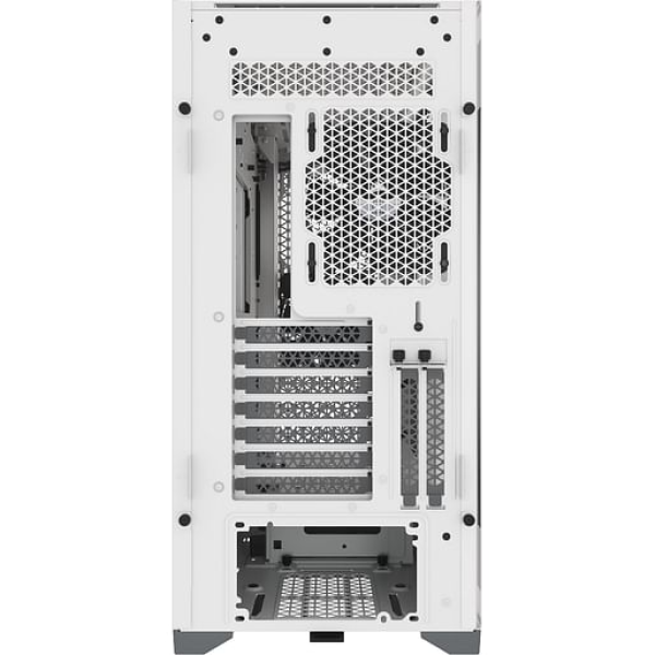 Corsair 5000d Tempered Glass E-atx/Atx White Case With 2x Airguide Fans