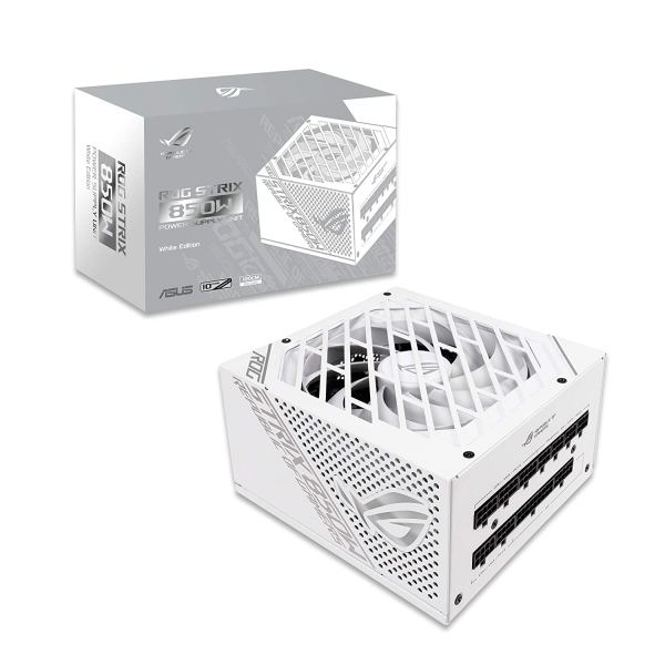 Asus ROG Strix 850 Watt 80+ Gold Fully Modular Power Supply - White Edition
