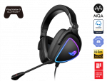 Asus RGB lighting PC Switch USB-C Gaming Headset with AI noise-canceling - Black