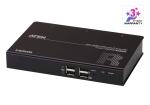Aten KVM over IP 4K HDMI Slim Supports up to 1920 x 1200 @ 60 Hz - Black