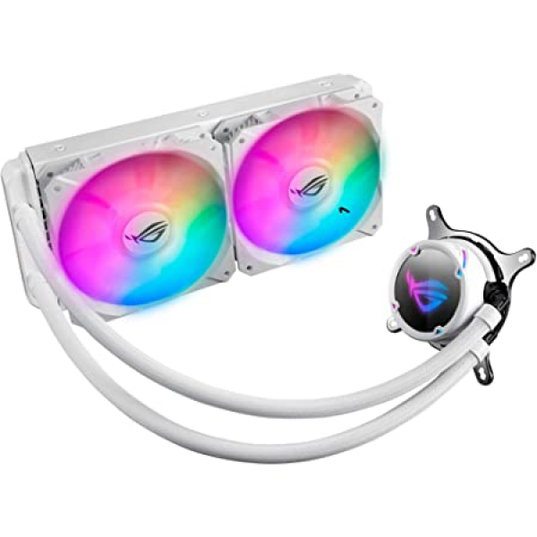 Asus RGB White Edition CPU Liquid Cooler Rog Strix LC 240
