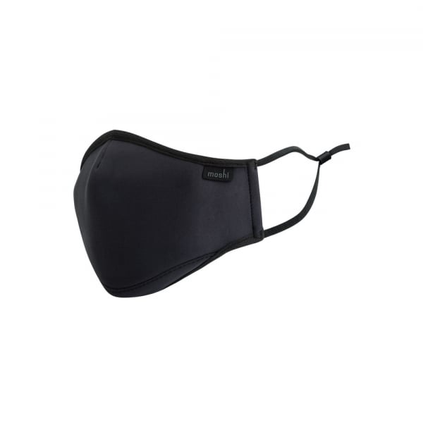 Moshi Omniguard Mask With 3 Replaceable Filters (black) - Small