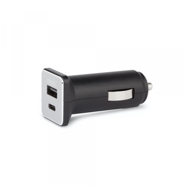 Moshi Quikduo Car Charger With Usb-c Pd And Quick Charge (black)