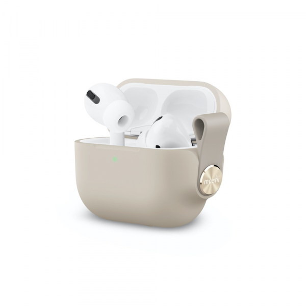 Moshi Pebbo Case For Airpods Pro (beige)