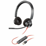 Poly Blackwire 3320-m Uc Stereo Usb-a Corded Headset
