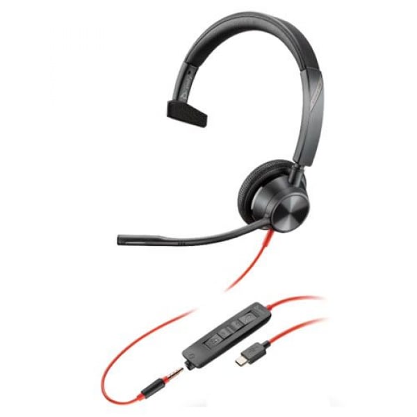 Poly Blackwire 3315-m Uc Mono Usb-c Corded Headset