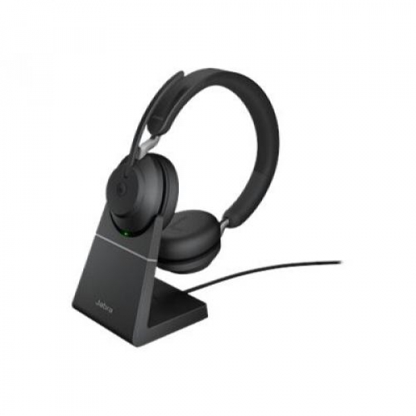 Jabra Wireless Evolve2 65 Ms Stereo Bluetooth Headset W/charging Stand
