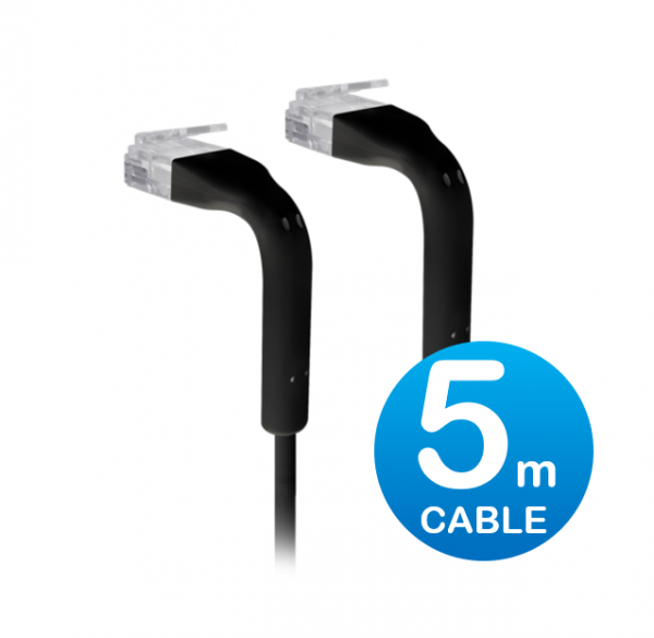 Ubiquiti RJ45 Ethernet Unifi Patch Cable 5m - Black