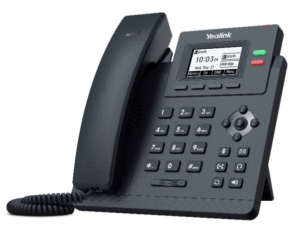 Yealink T31P Entry-level IP Phone with 2 Lines and HD voice