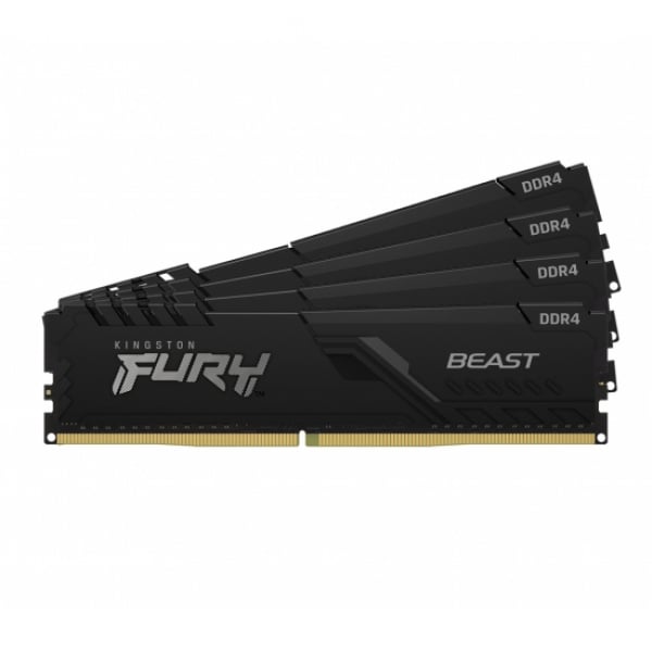Kingston Fury Beast 128GB DDR4 3200Mhz CL16 DIMM Memory - Black