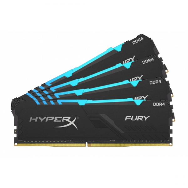 Kingston HyperX Fury RGB 32GB (4x8GB) DDR4 3600Mhz DIMM Memory