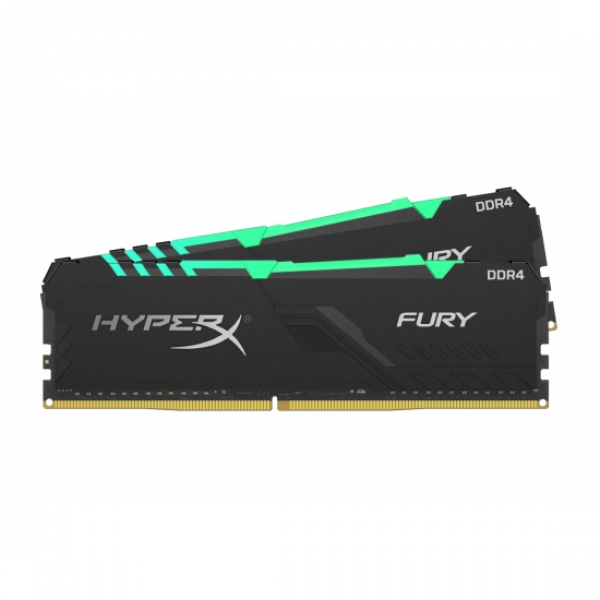 Kingston HyperX Fury RGB 16GB (2x8GB) DDR4 3733MHz DIMM Memory