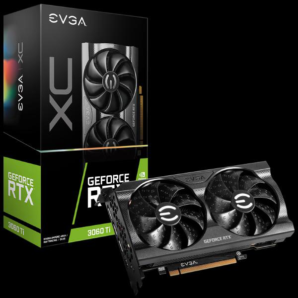 EVGA GeForce RTX 3060Ti XC Gaming 8GB GDDR6 Dual Fans 08G-P5-3663-KL