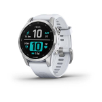 Garmin Fenix 7S - Silver with Whitestone Band GPS Smartwatch 010-02539-03