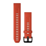 Garmin QuickFit 20 Watch Band - Flame Red Silicone Strap 010-13102-02