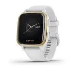 Garmin Venu Sq - Light Gold AL Bezel White Case GPS Smartwatch 010-02427-01