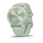 Garmin Vivomove Sport - Cool Mint Case Silver Accent GPS Smartwatch 010-02566-03