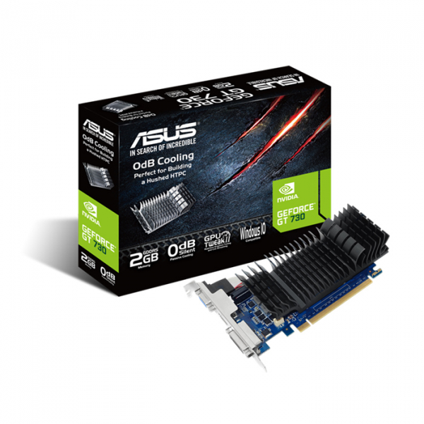 Asus Geforce GT730-SL-2GD5-BRK Low Profile Graphics Card With Bracket F
