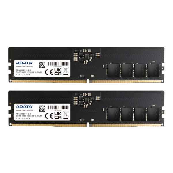 Adata Premier 32GB - 2x16GB DDR5 4800MHz U-DIMM RAM Memory